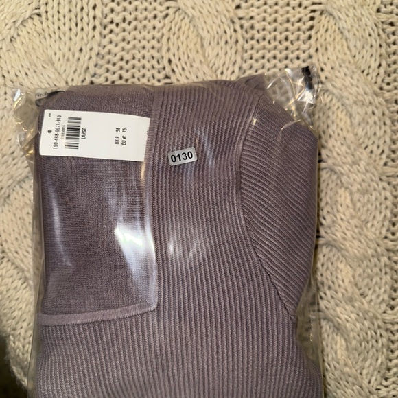 Abercrombie & Fitch Light Gray Square Neck Bodysuit - Picture 8 of 8